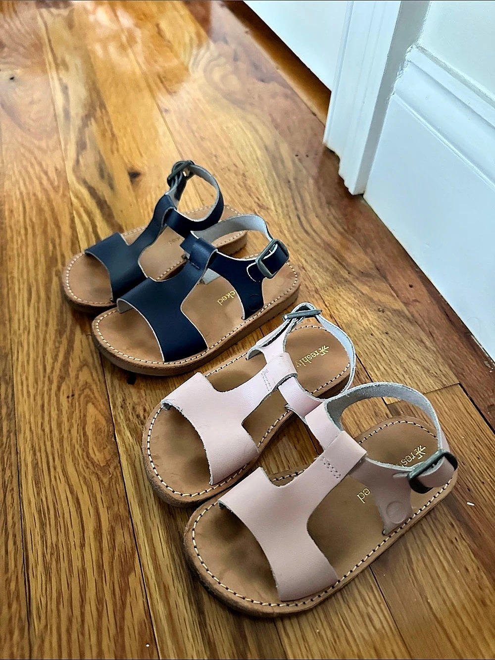 Freshly picked Two-Pair Strappy Sandal Set in Blue & Pink